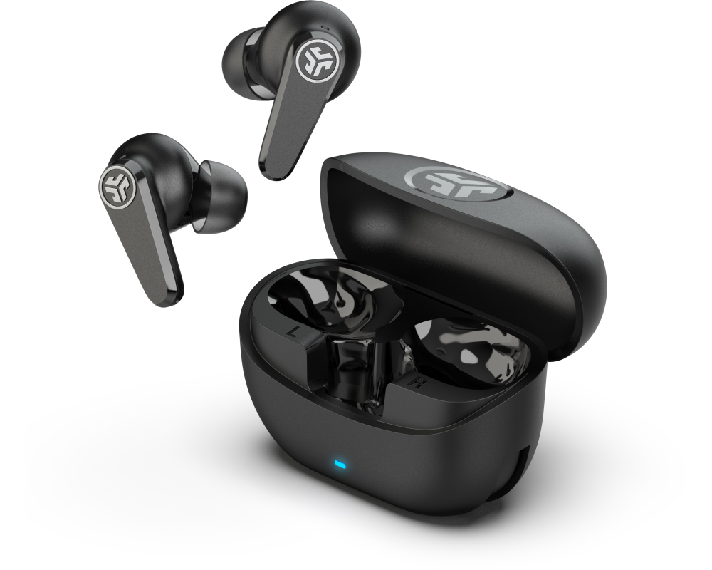 JLAB Go Pods ANC Earbuds IEUEBGOPODSRBLK124 True Wireless, Black
