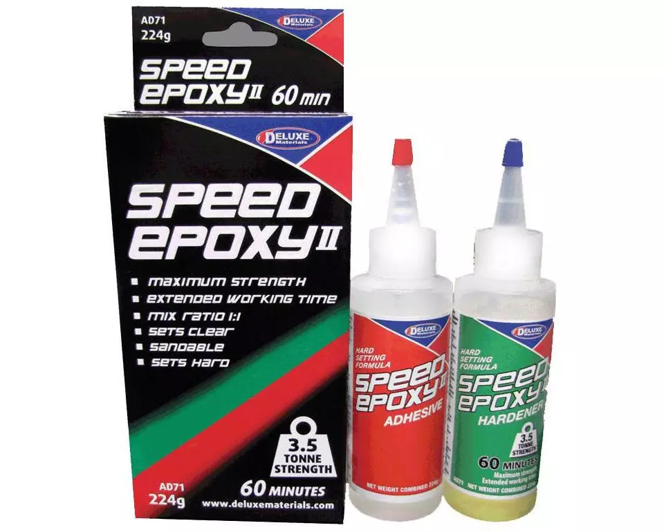 Deluxe Materials Modellbauklebstoff Speed Epoxy II 60 min. 224 g