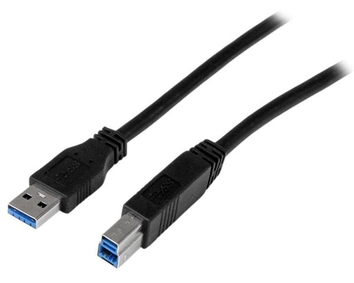 StarTech.com USB3CAB2M USB Kabel USB 3.2 Gen 1 (3.1 Gen 1) 2 m USB A USB B Schwarz