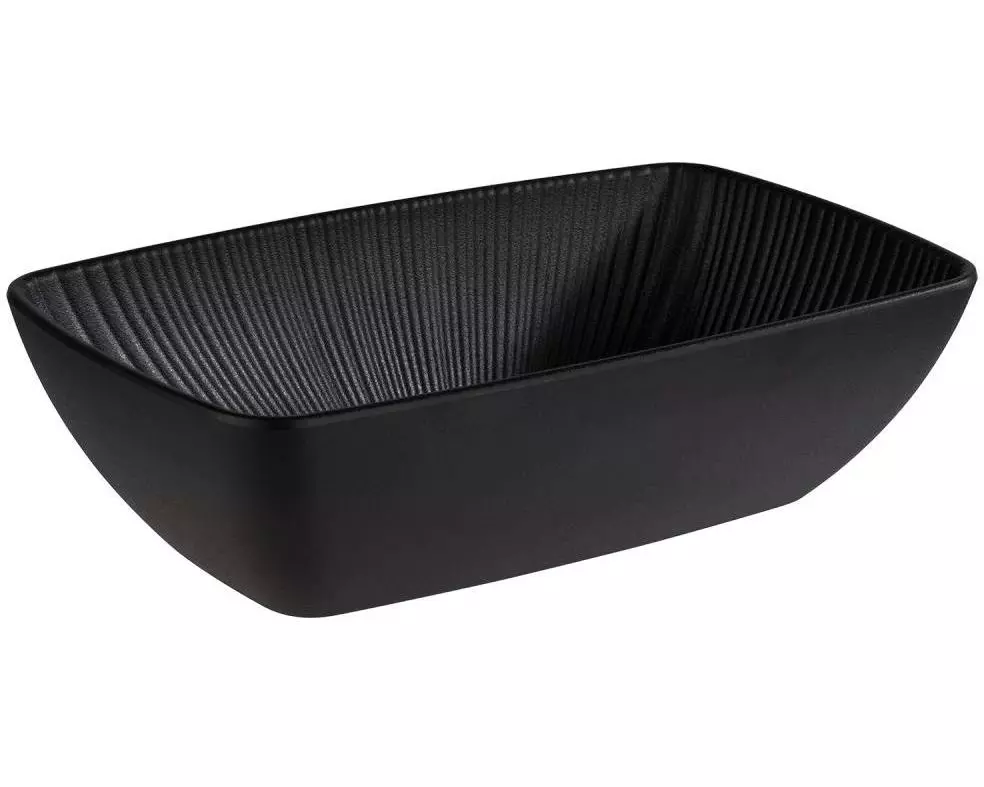 APS Schale APS Schale Rechteckig Nero GN 1/4 Schwarz