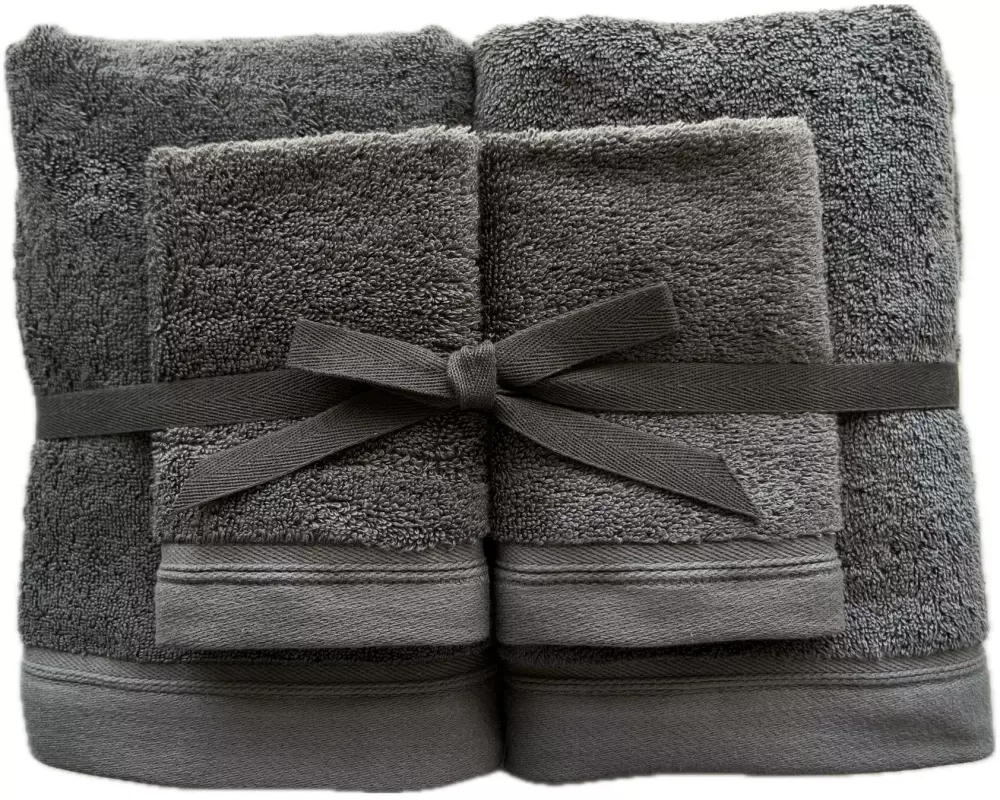 Mimo Frottierwäscheset 6 Stück Anthrazit