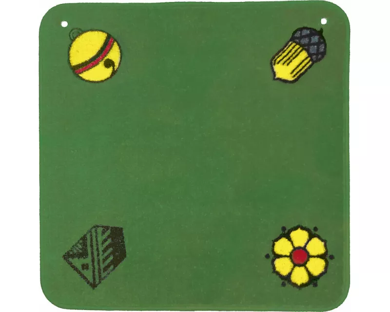 Jassteppich grün, 60 x 60cm