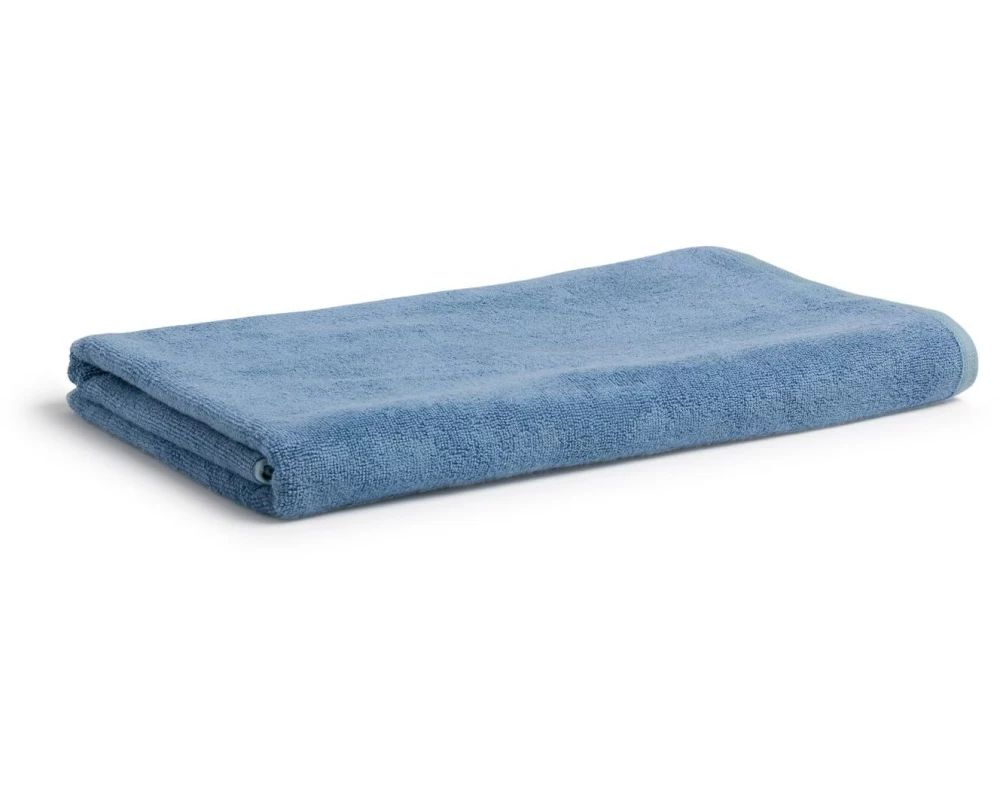 Möve Saunatuch Soft Silence Uni 80 x 180 cm, Smoke/Blau