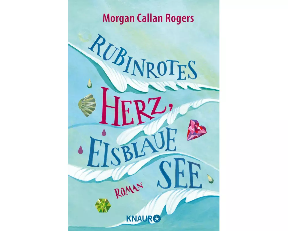 Rubinrotes Herz, eisblaue See