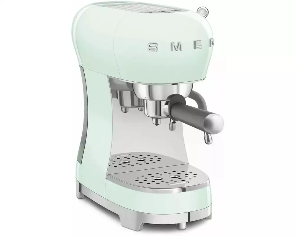 SMEG Siebträgermaschine 50's Style ECF02PGEU Grün