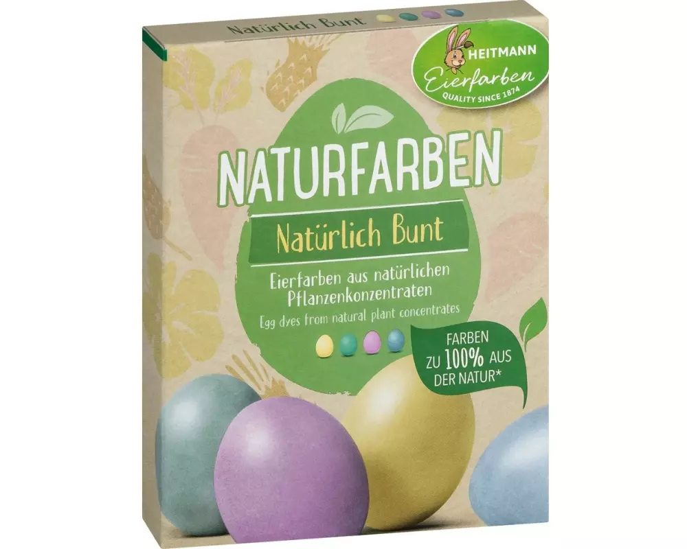 Brauns Heitmann Eierfarben Natur 1 Stück, Mehrfarbig