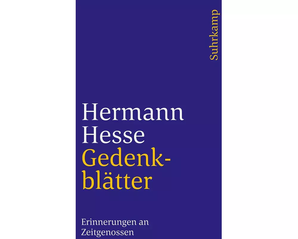 Gedenkblätter