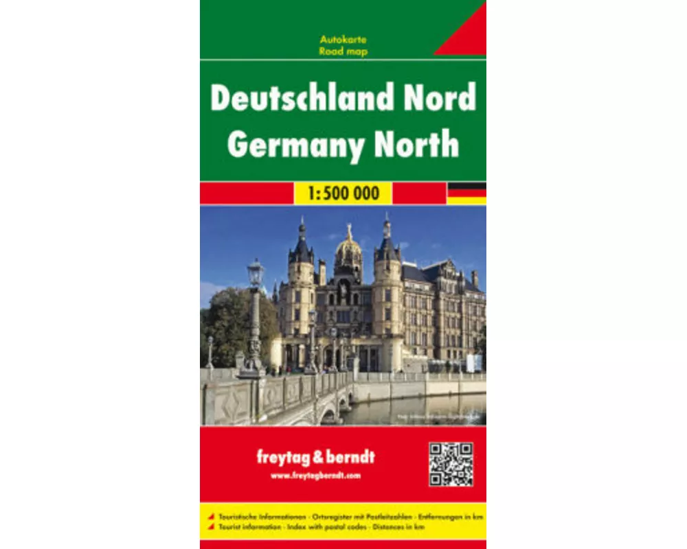 freytag & berndt Straßenkarte Deutschland Nord 1:500.000
