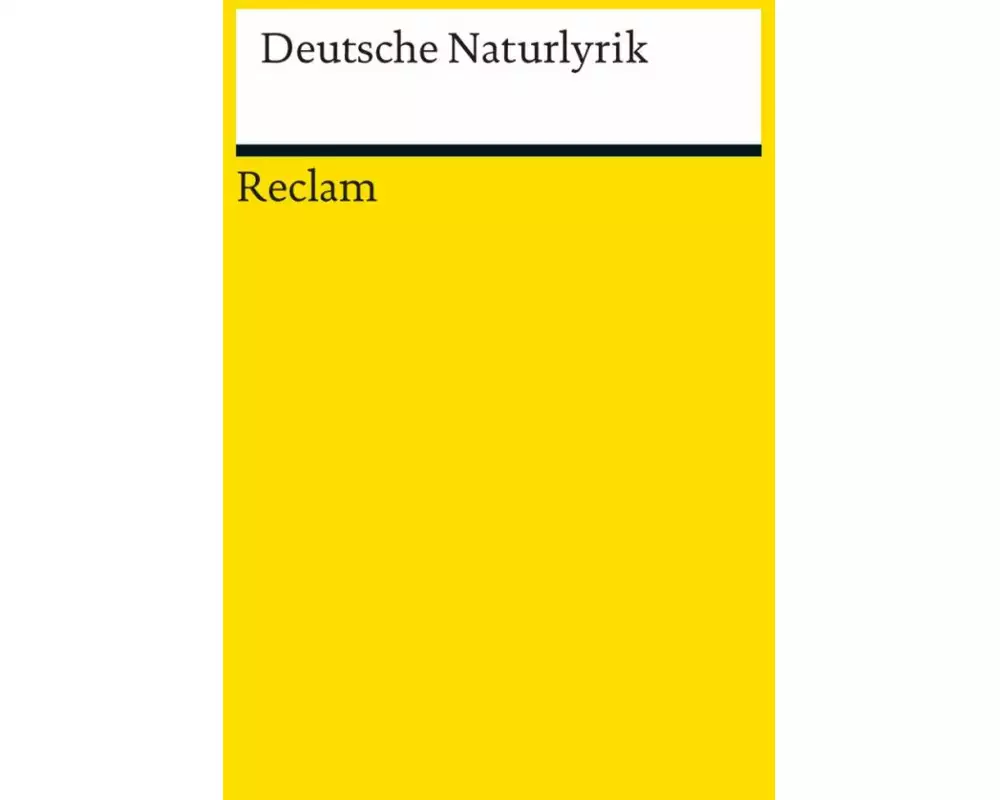 Deutsche Naturlyrik