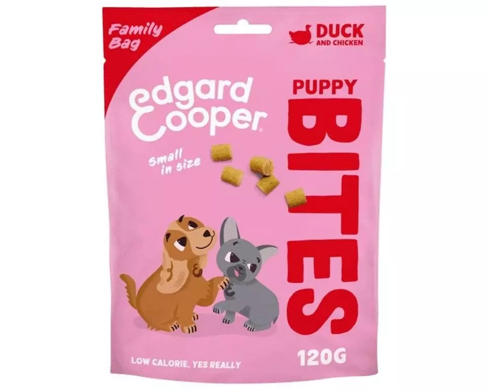 Edgard & Cooper Leckerli Puppy Bites Ente & Huhn, 120 g