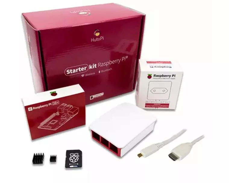 HutoPi Starter Kit Raspberry Pi 3B+ 1 GB, 16 GB SD