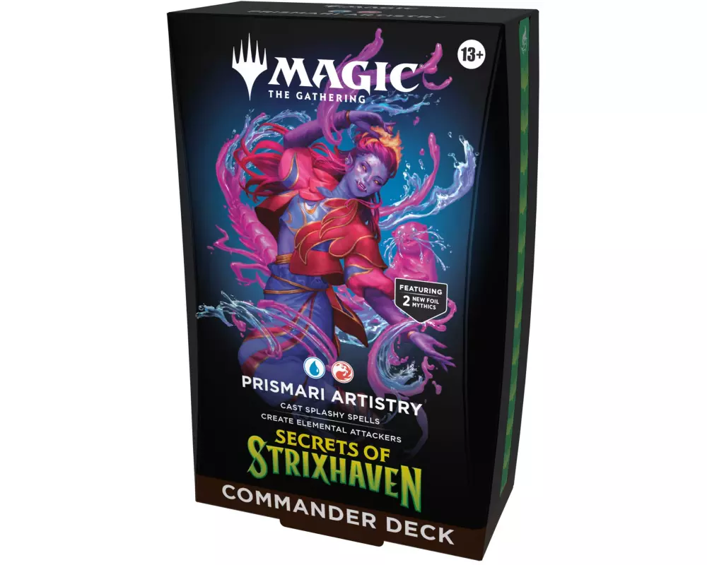 Magic: The Gathering Strixhaven Prismari Artistry Commander-Deck, 100-Karten-Deck