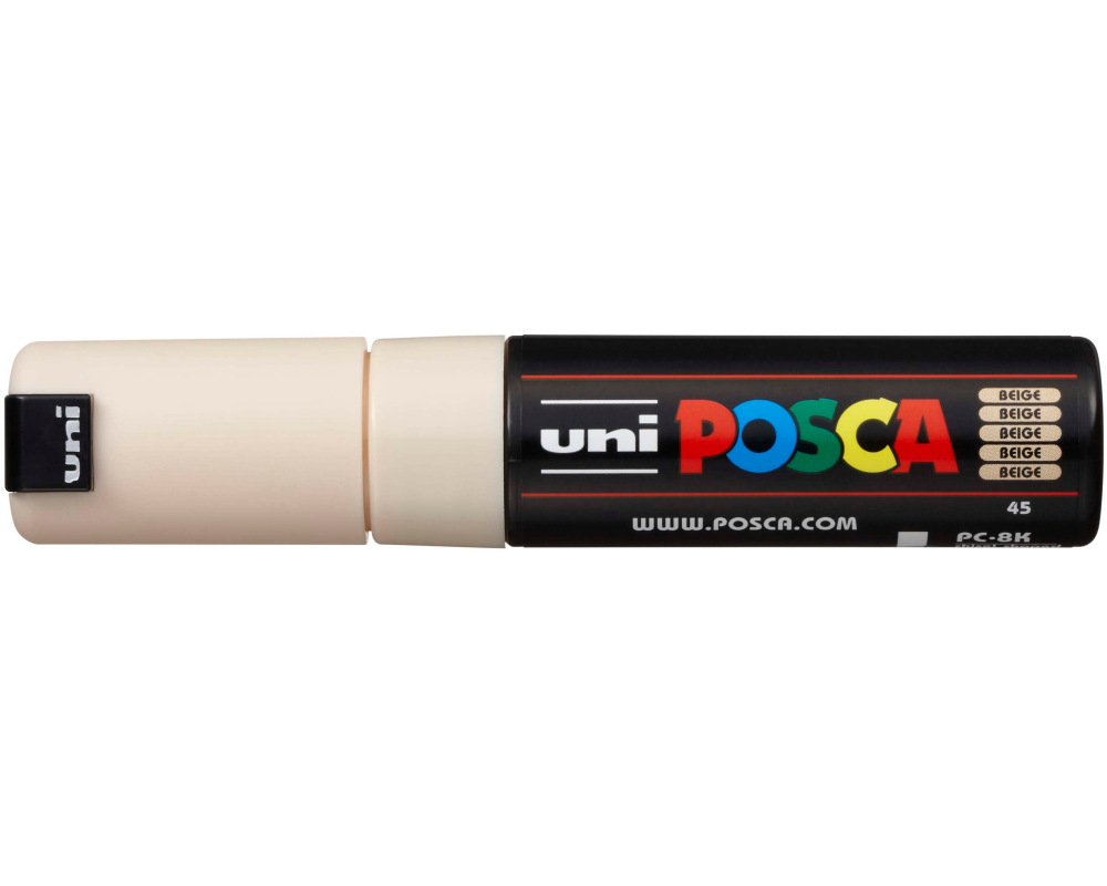 UNI-BALL Posca Marker 8mm PC-8K BEIGE beige, Keilspitze