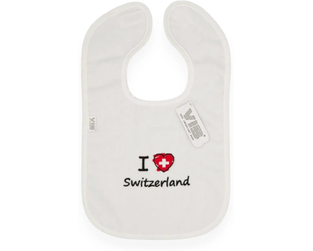 Very Important Baby Lätzchen I (Herz) Switzerland Weiss