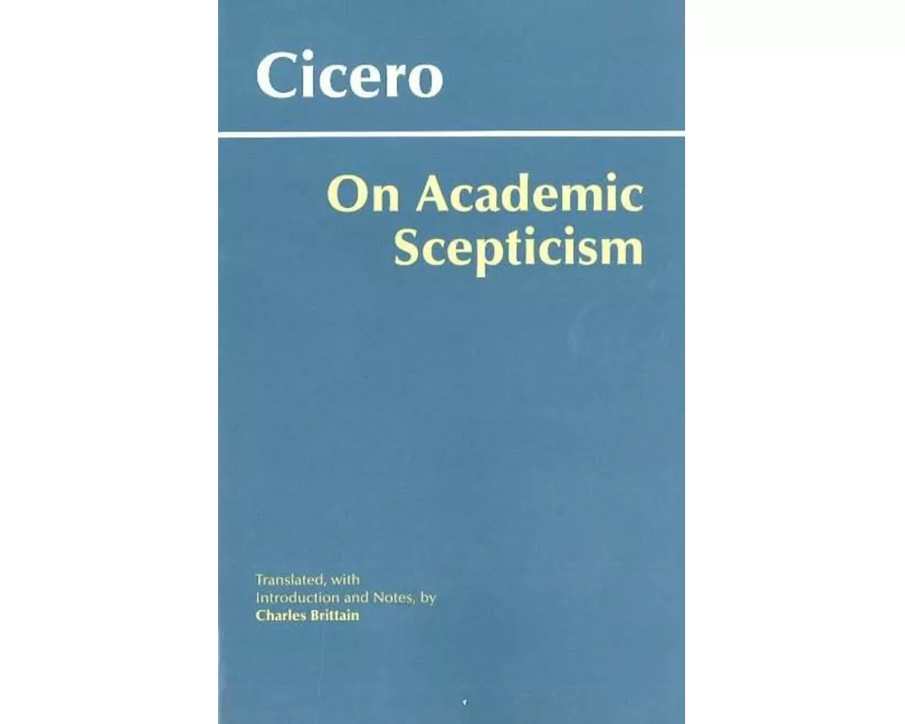 On Academic Scepticism