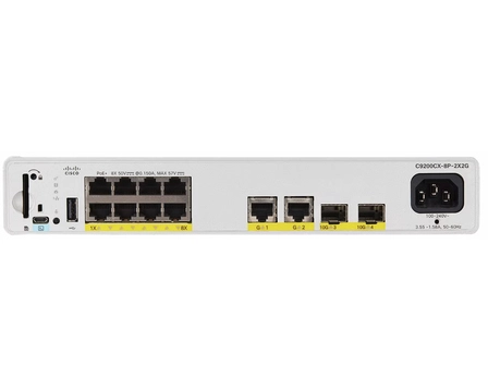 Cat9000 Compact Switch 8 p PoE+240W Ess