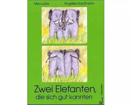 Zwei Elefanten, die sich gut kannten