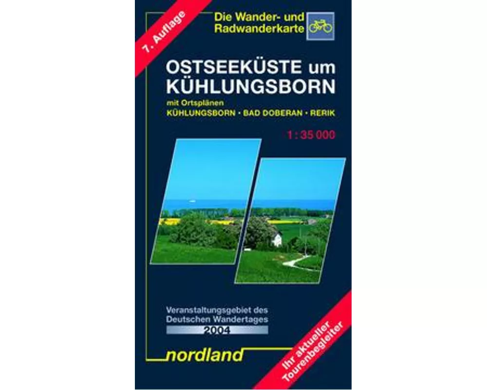 Ostseeküste um Kühlungsborn 1 : 35 000