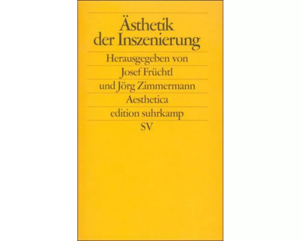 Ästhetik der Inszenierung