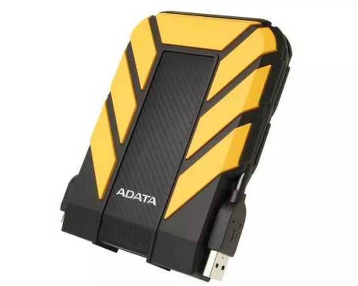 ADATA Externe Festplatte AHD710P 2 TB, Gelb/Schwarz