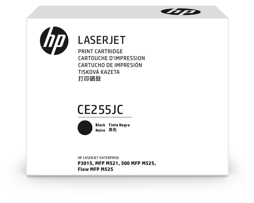 HP Toner-Modul Contract schwarz CE255JC LaserJet P3015 14'500 S.