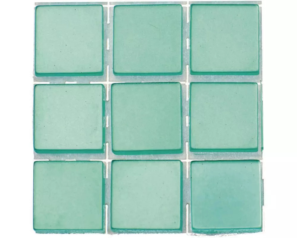 Glorex Selbstklebendes Mosaik Poly-Mosaic 10 mm Türkis