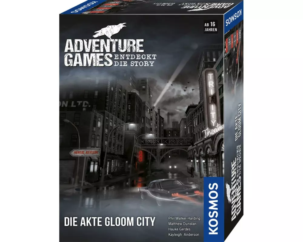 Kosmos Familienspiel Adventure Games: Die Akte Gloom City