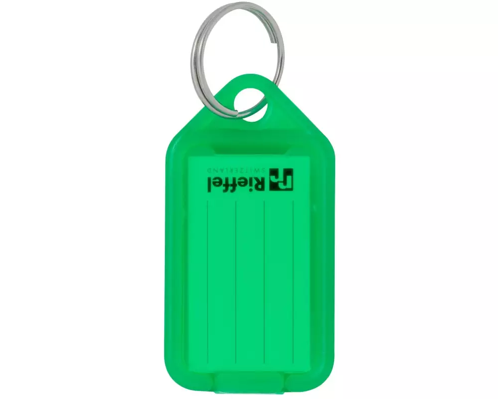 Robert Rieffel Schlüsselanhänger 3.8 x 2.2 cm 10 Stück, Grün