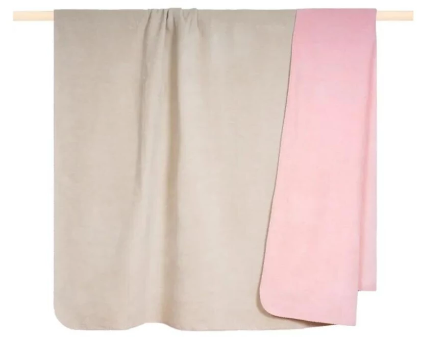 pad Decke Hobart 150 x 200 cm, Beige-Rose