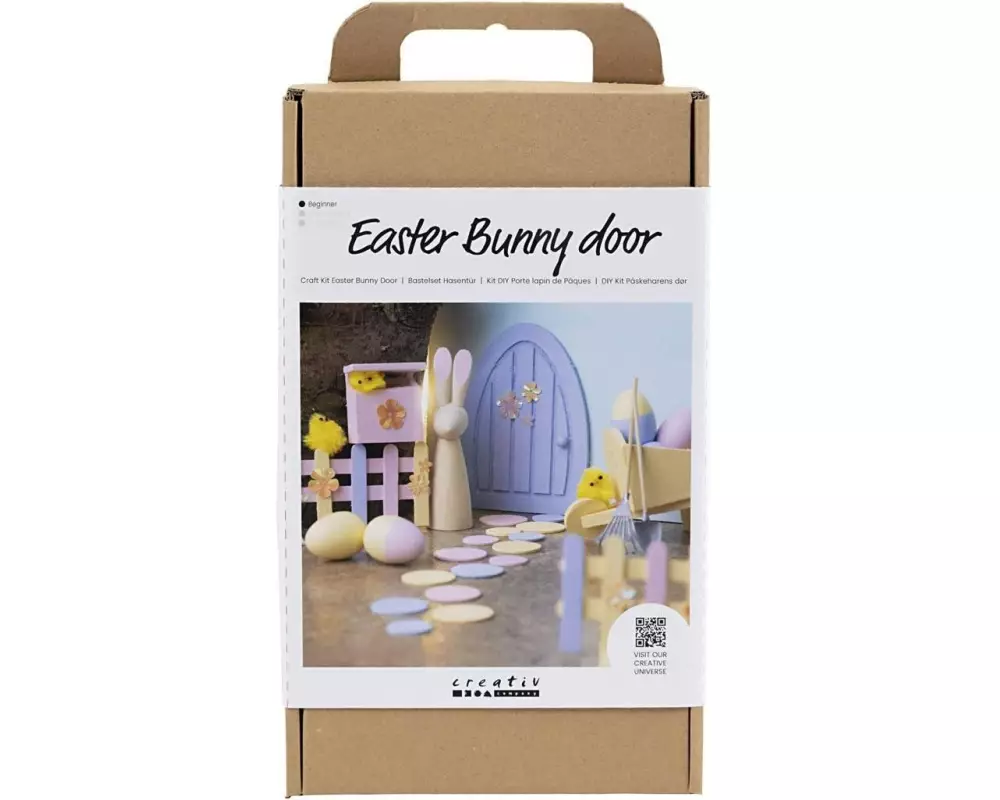 Creativ Company Bastelset Hasentür Pastellfarben