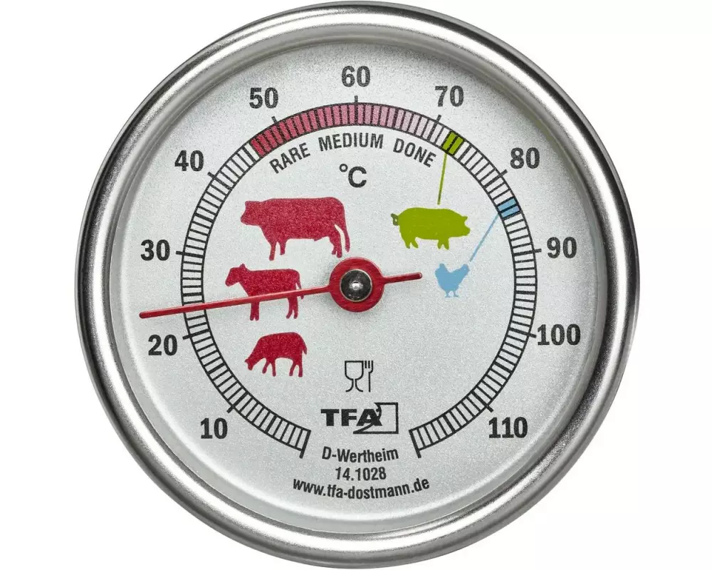 TFA Dostmann Bratenthermometer Inox