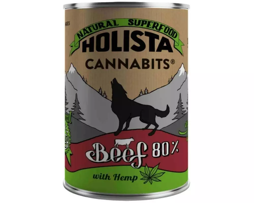 Sparrow Nassfutter Holista CannaBits Angus-Rind, 400g