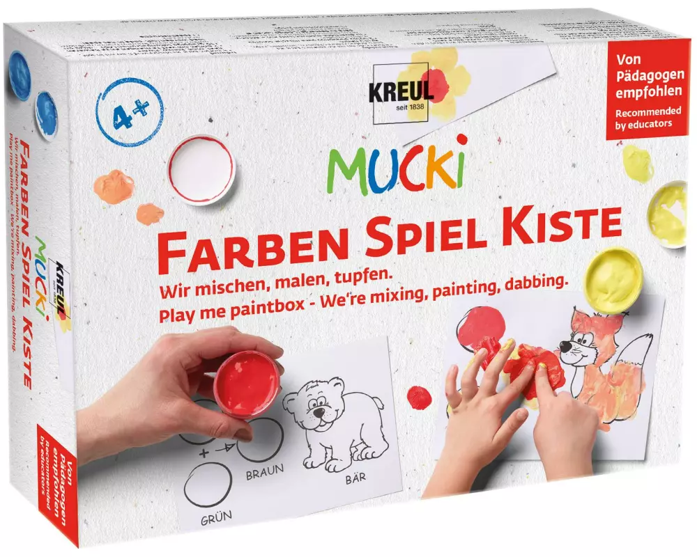 Kreul Fingerfarbe FarbenSpielKiste 8-teilig