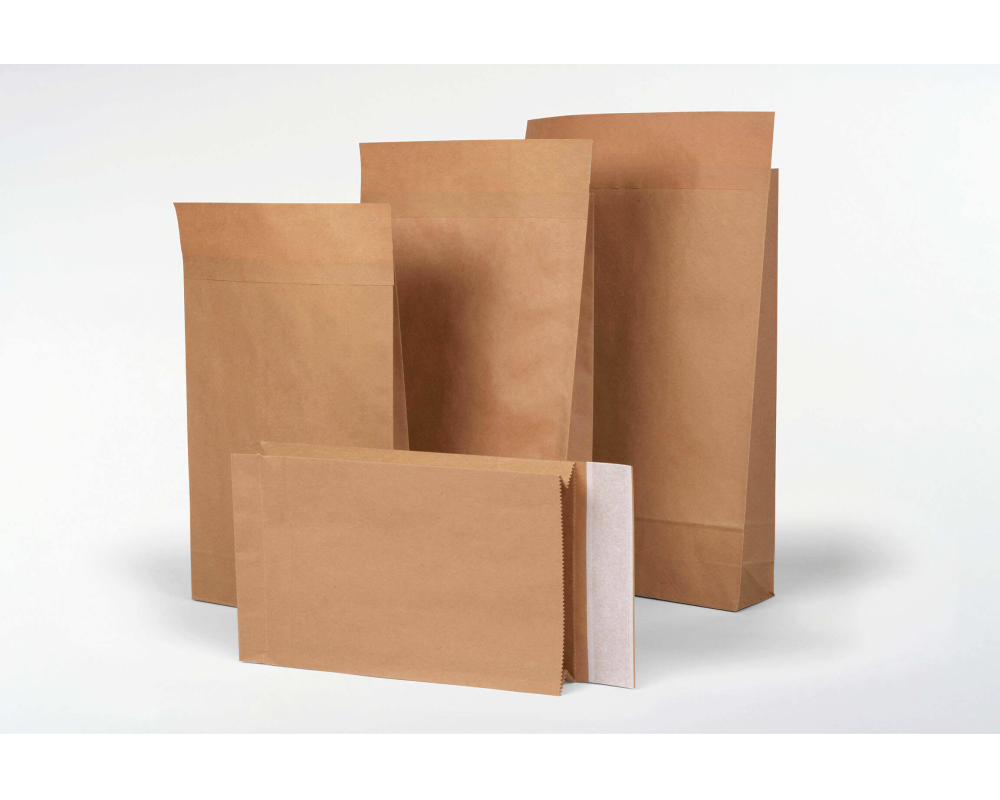 FLEXIPAK Faltenbeutel Kraftpapier SK 2FVMF001150 braun, 300x80x430mm 200 Stück