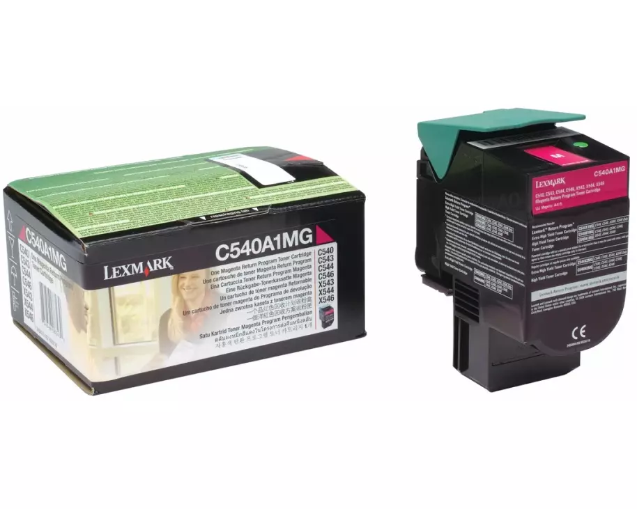 LEXMARK C540, C543, C544, X543, X544 Toner magenta Std Capacity 1.000 pages return