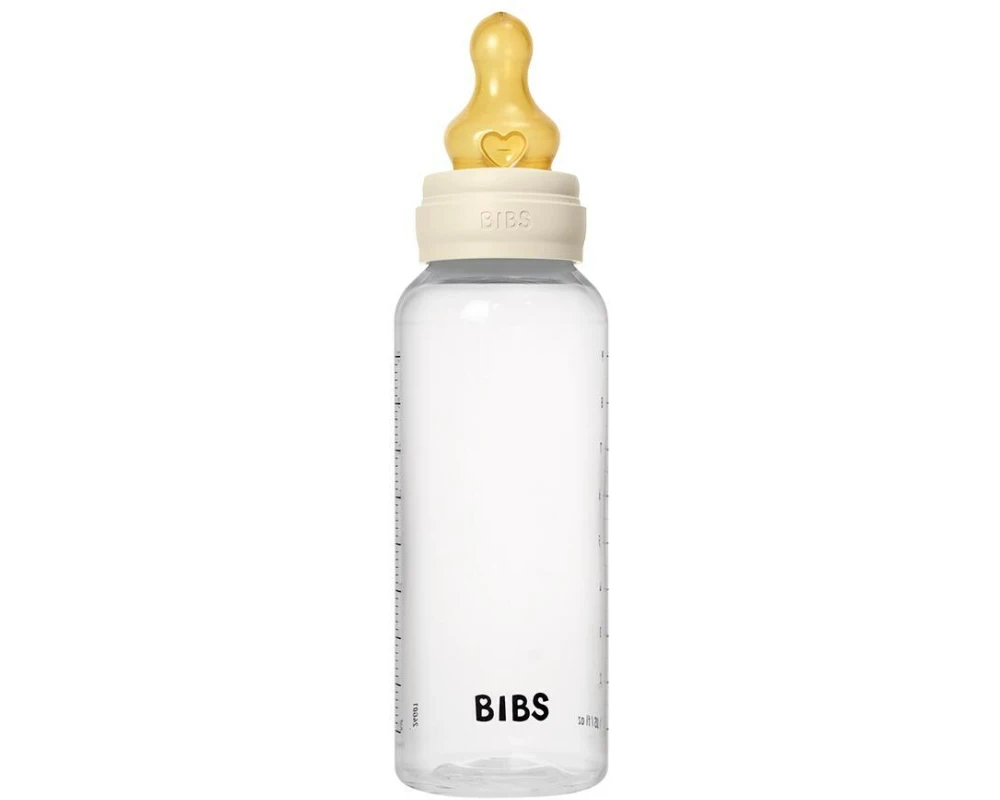 Bibs Baby Bottle Anti Colic Latex Medium Flow Ivory 270 ml