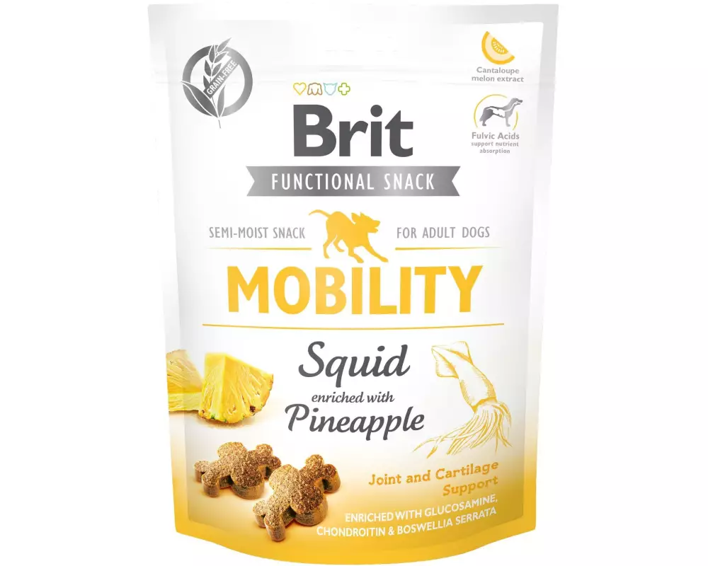 Brit Snack Dog Mobilty Tintenfisch, 150 g