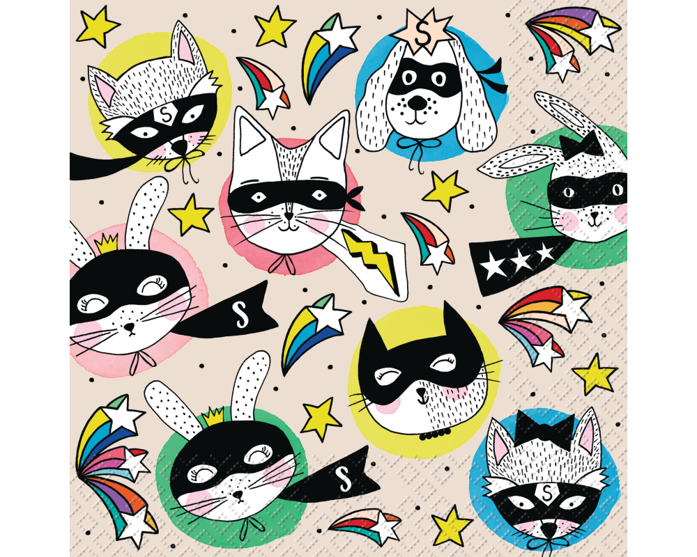 STEWO Serviette Piper 2572544540 blau 33x33cm