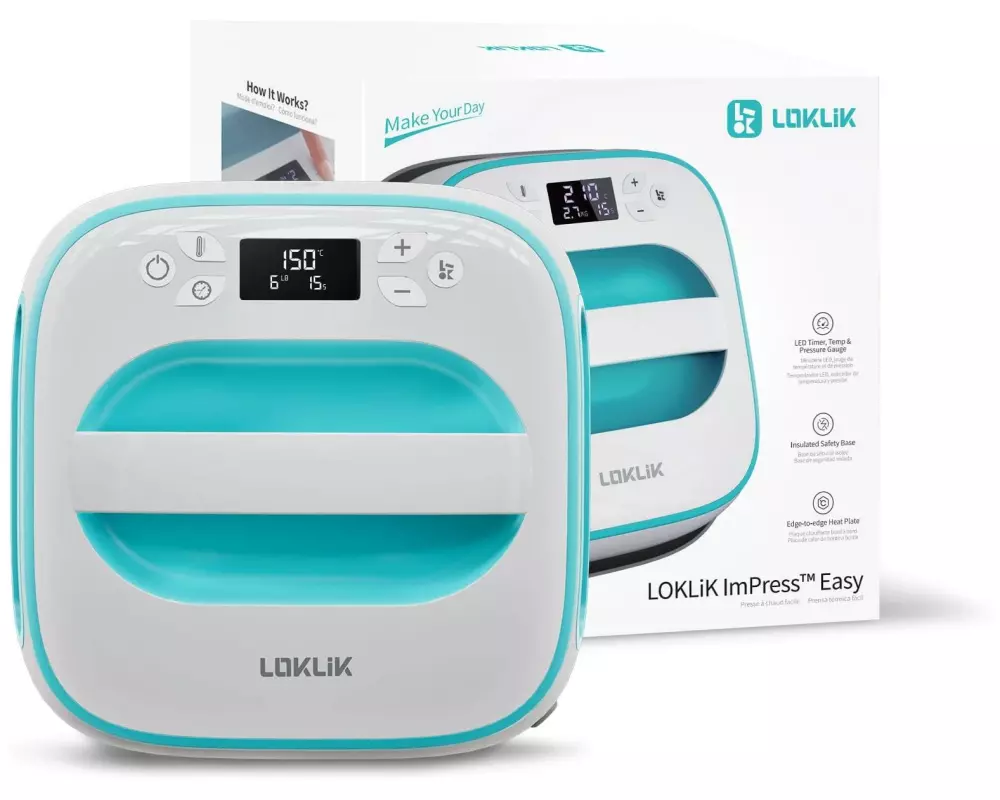 LOKLIK Transferpresse Easy Blau