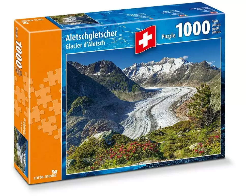 Carta.Media Puzzle Aletschgletscher