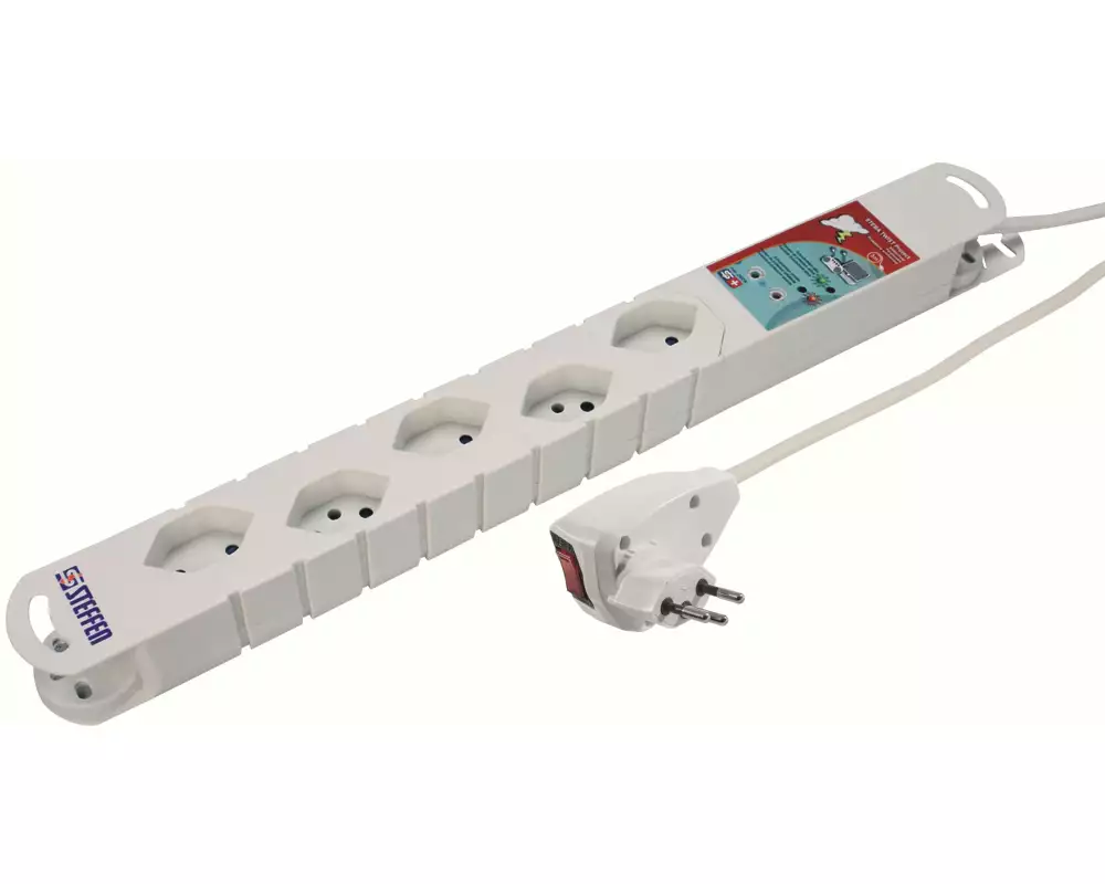 STEFFEN Steckdosenleiste STEBA TWIST VARILAS 5x T13