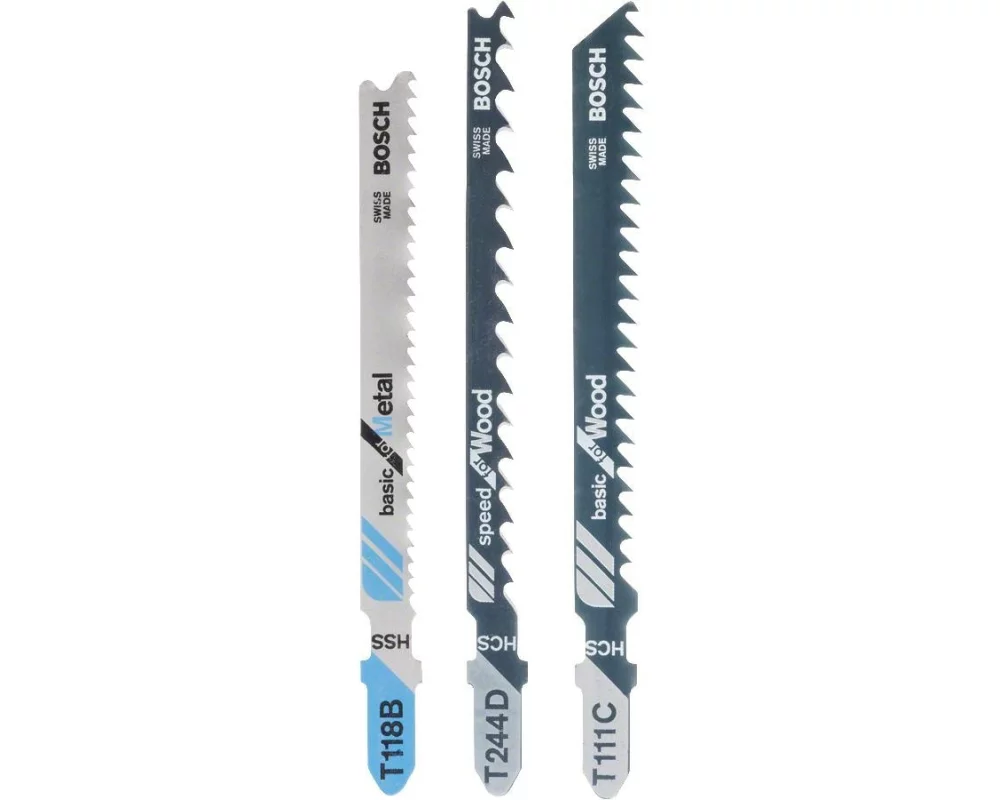 Bosch Stichsägeblätter-Set 3-teilig