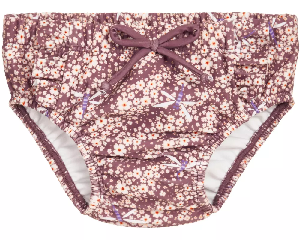 Playshoes Schwimmwindel Blümchen Violett Gr. 62/68