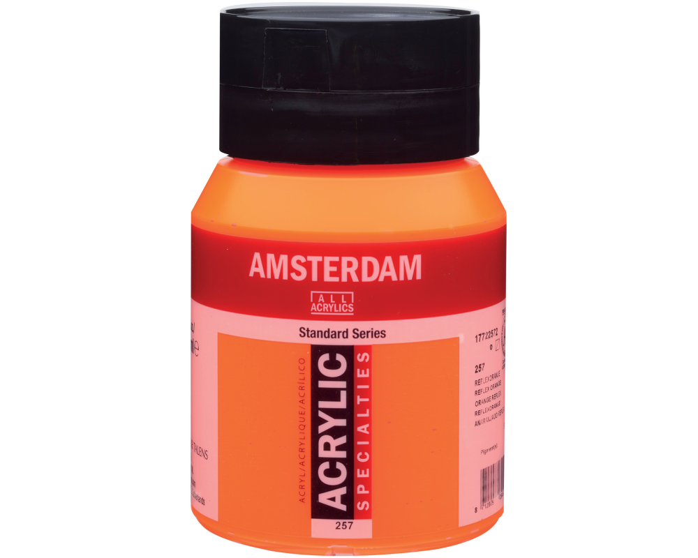 AMSTERDAM Acrylfarbe 500ml 17722572 reflexorange 257