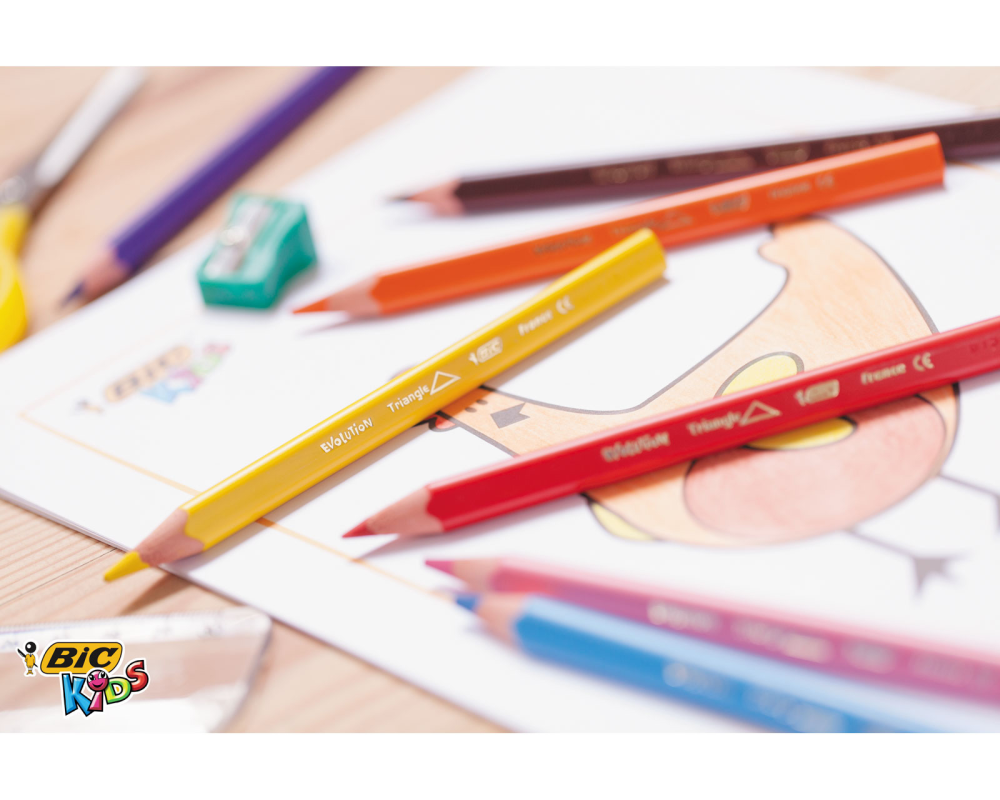 BIC Kids Farbstifte Evolution 82973511 12 Stück