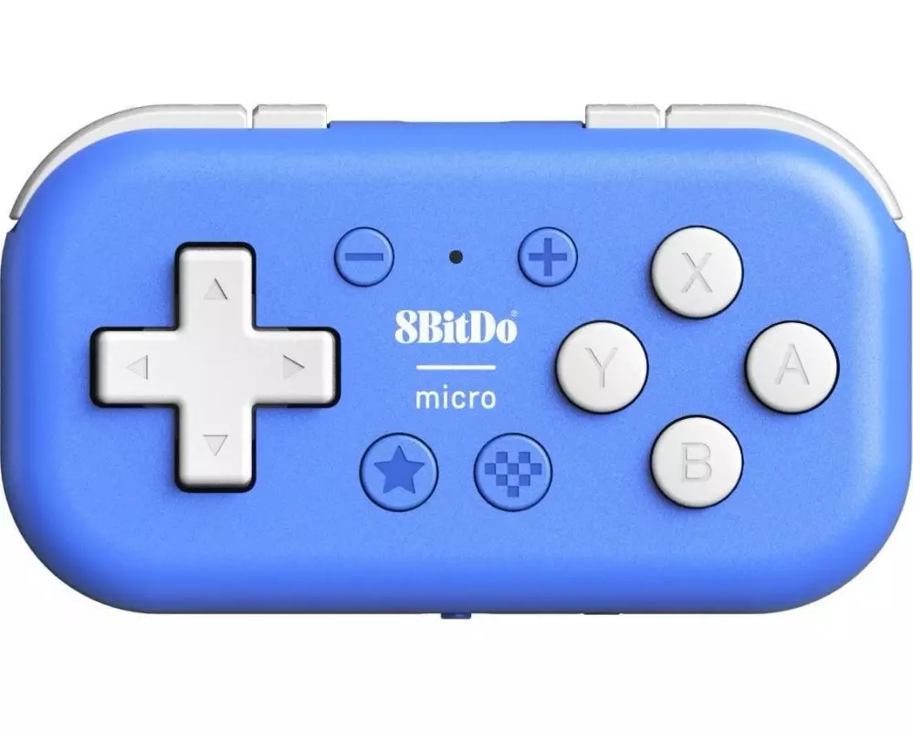 8bitdo Gamepad Micro Wireless Controller NSW2/NSW/Android Blau