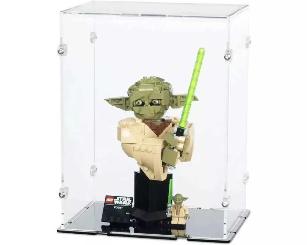 iDisplayit Acryl-Display für LEGO 75438 Star Wars – Yoda Büste