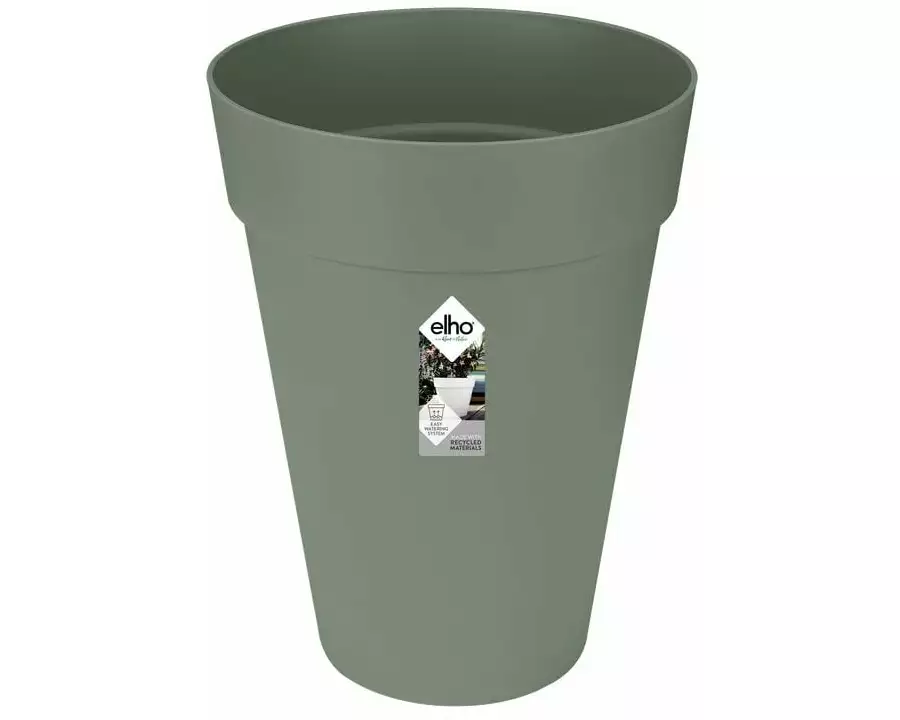 Elho Pflanzentopf Loft Urban Rund Hoch 35 cm Grün