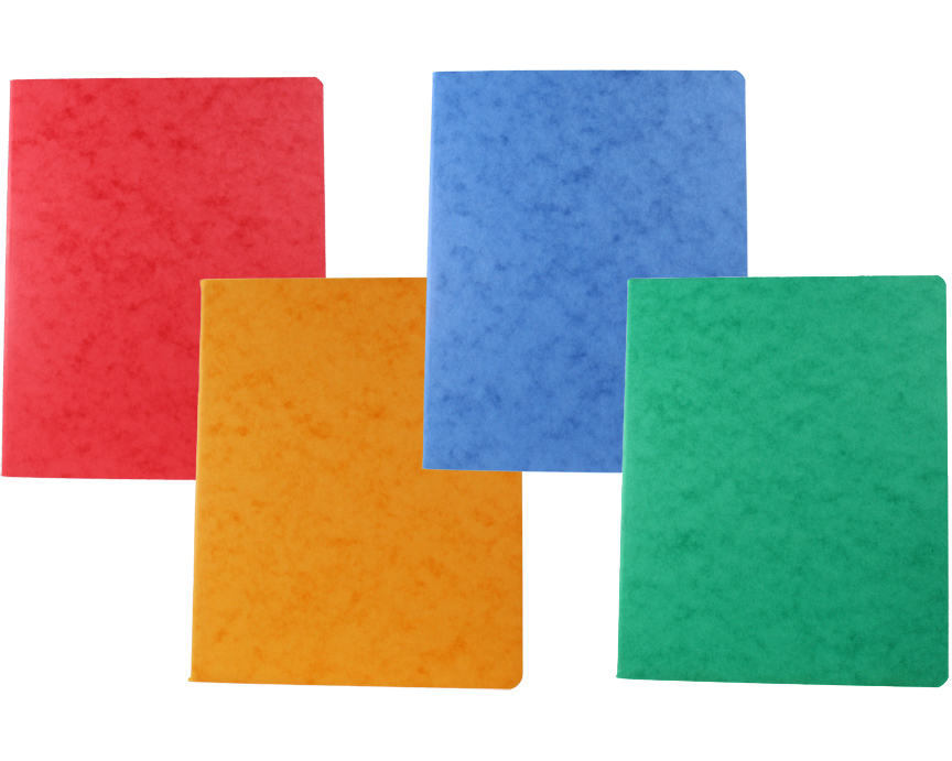 BÜROLINE Pressspanheft ass. 17,5x22cm 610025 kariert, 5mm, 80g 48 Blatt