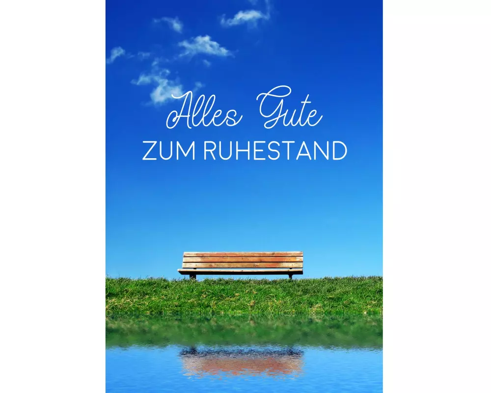 Cart Glückwunschkarte Zum Ruhestand A4